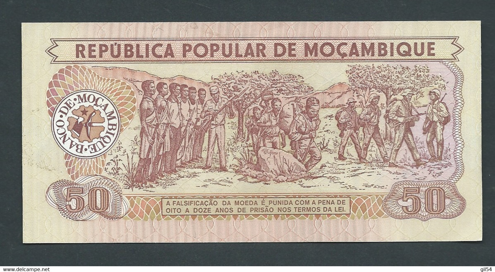 Billet,MOCAMBIQUE - 50 METICAIS 1986 -  AK 2703476 Laura 7007 - Mozambique