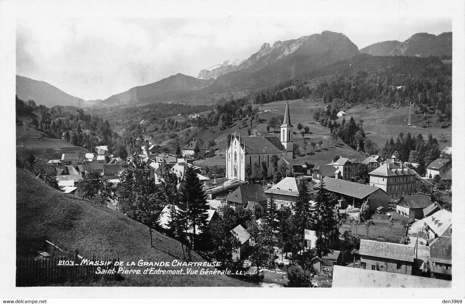 SAINT-PIERRE-d'ENTREMONT (Isère) - Vue Générale - Massif De La Grande Chartreuse - Saint-Pierre-d'Entremont