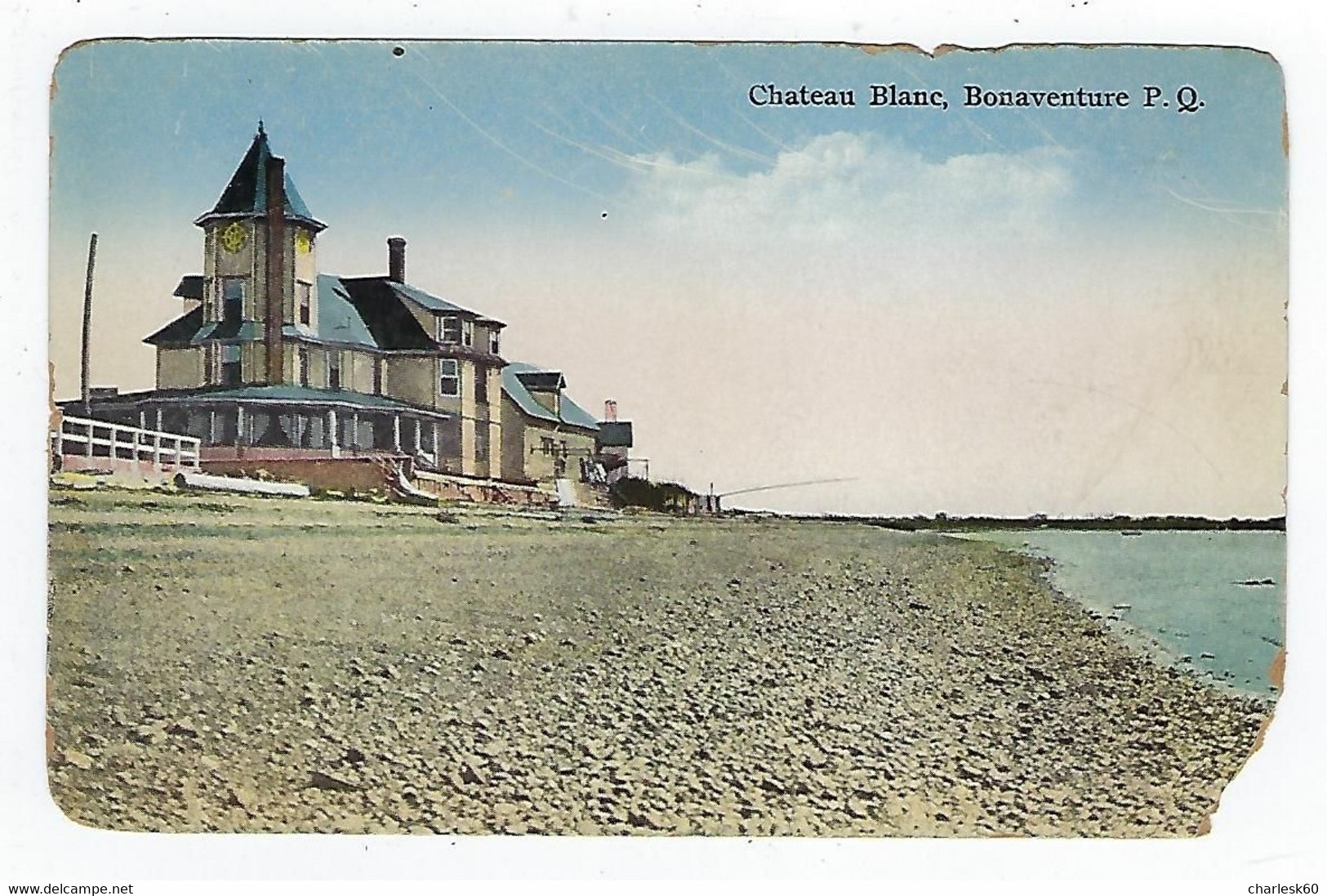 CPA - Québec - Bonaventure - Château Blanc - Chicoutimi