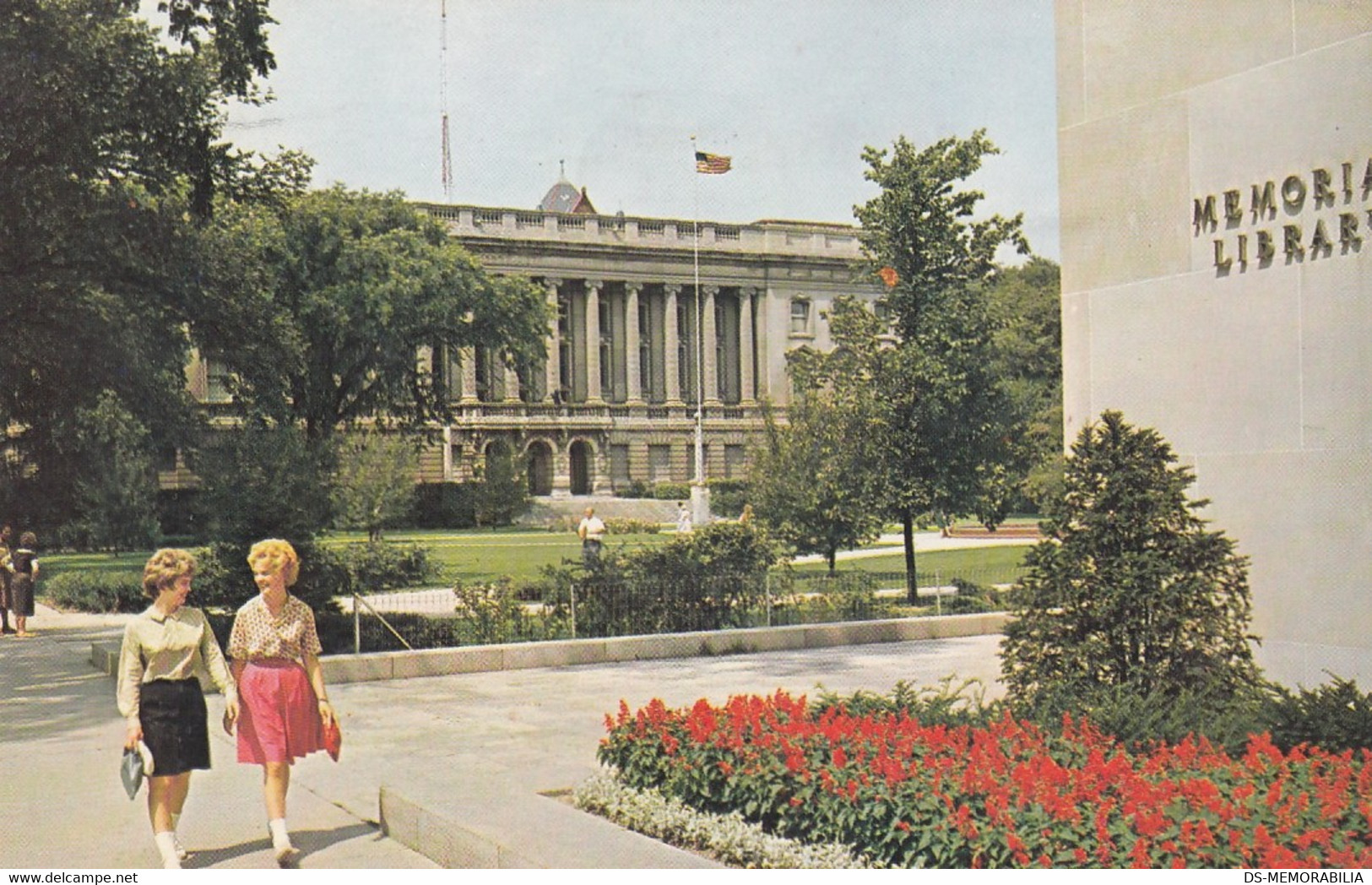 Library - Memorial Library , Madison Wisconsin US 1965 - Bibliothèques