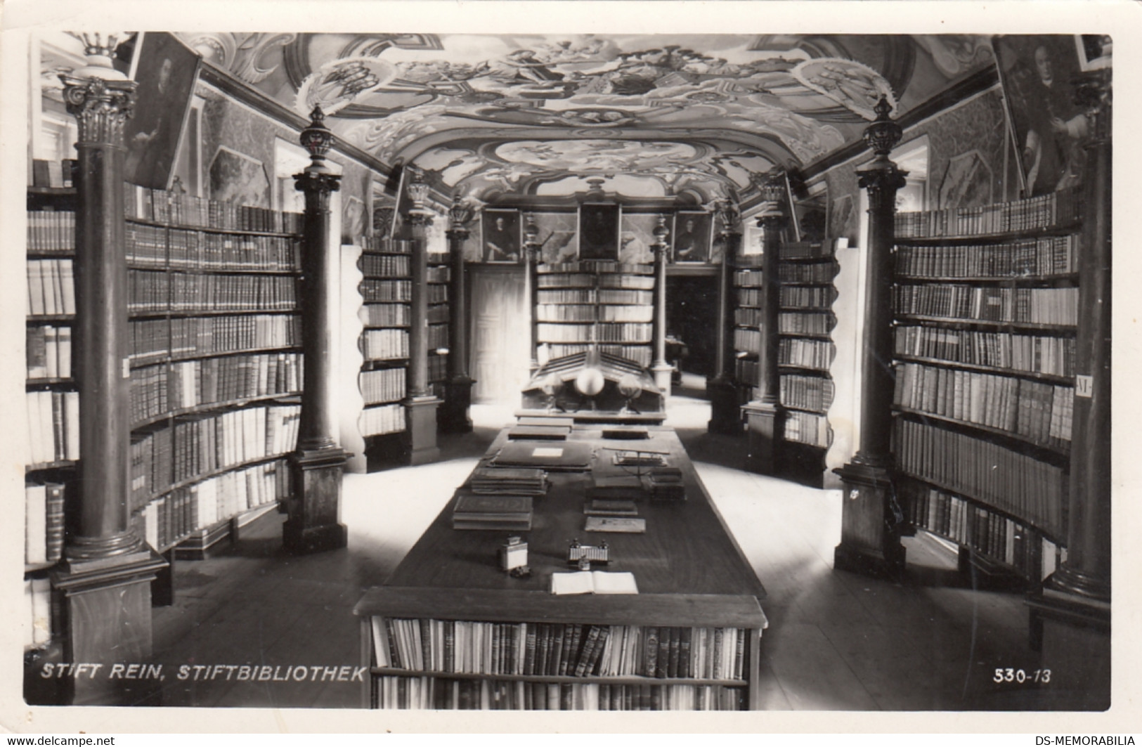 Library - Stiftbibliothek Rein Austria 1958 - Libraries