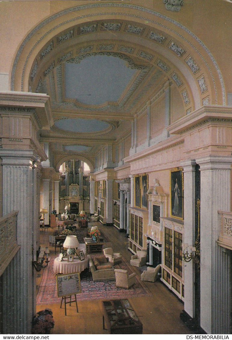 Library - The Long Library , Blenheim Palace Woodstock England , Organ Orgue - Libraries