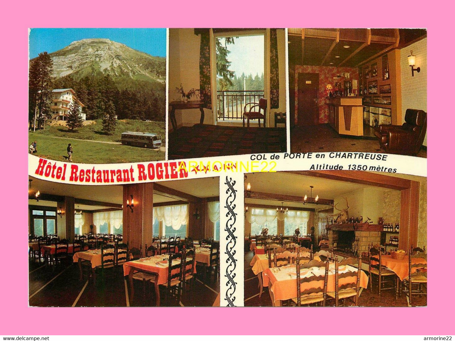 CPM LA TRONCHE  Hotel Restaurant ROGIER - La Tronche