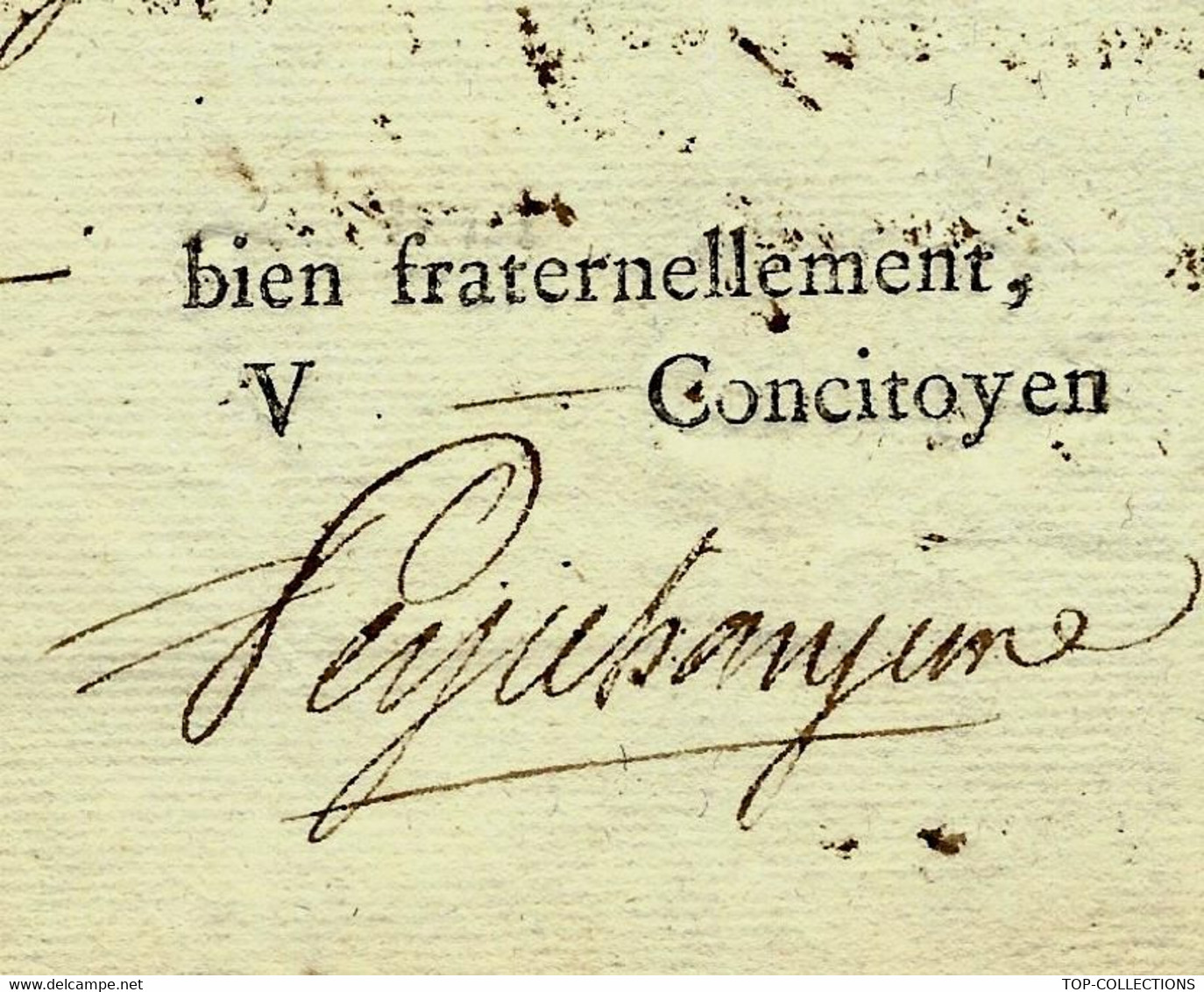 1796 REVOLUTION LETTRE DE VOITURE TRANSPORT ROULAGE  Pour DUPUCH NEGOCIANT ARMATEUR ESCLAVAGE TRAITE NEGRIERE - ... - 1799