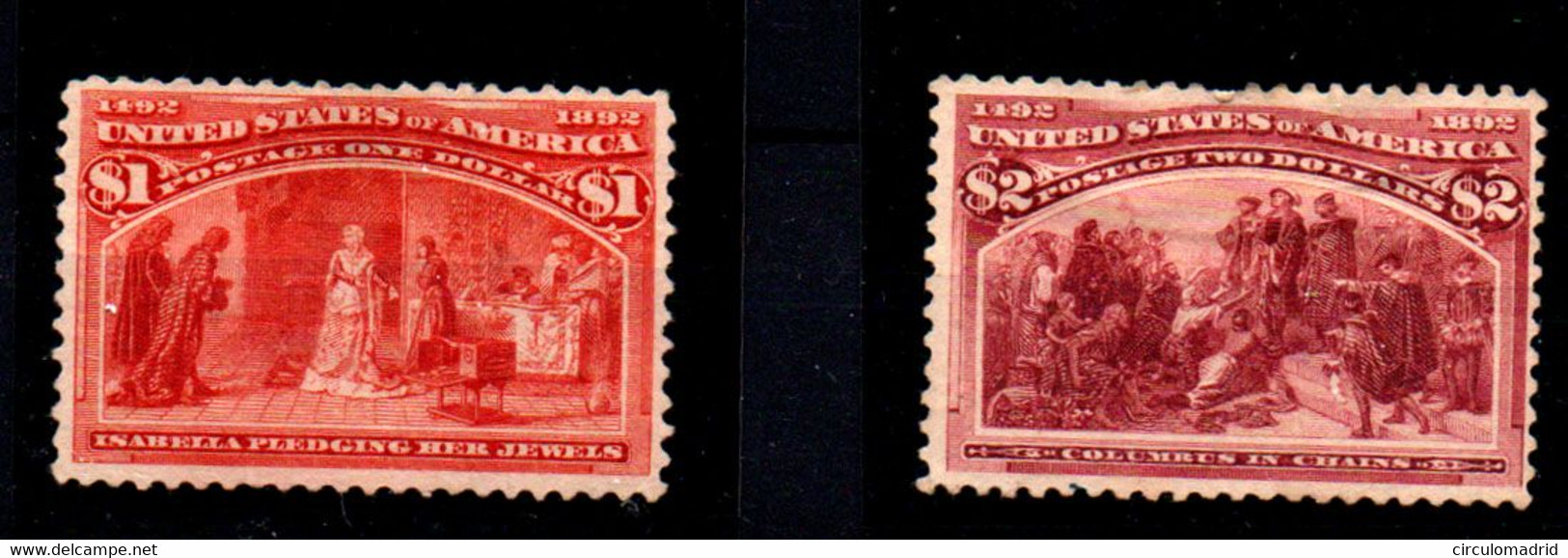 Estados Unidos Nº 92/3. Año 1893 - Unused Stamps