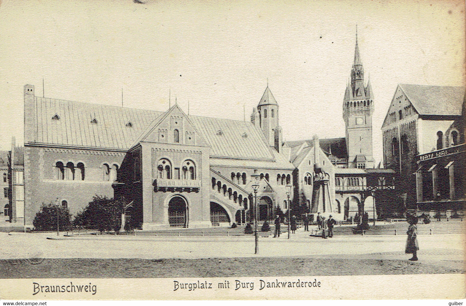 Allemagne Braunschweig Burplats Mit Burg Dankwarderode, 1906 - Braunschweig
