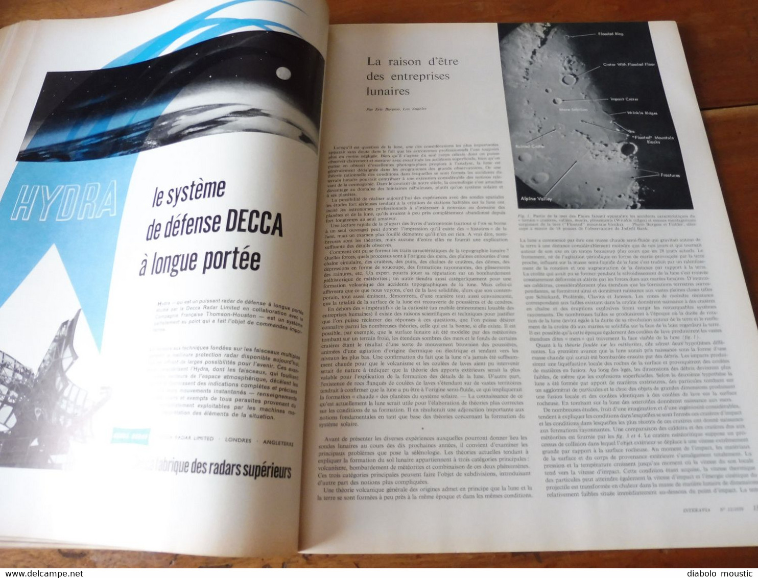 1959 INTERAVIA  - L' avion Hercules à décollage oblique; DC8; Propulsion à réaction; Le F-104 Starfighter; Fusées , etc