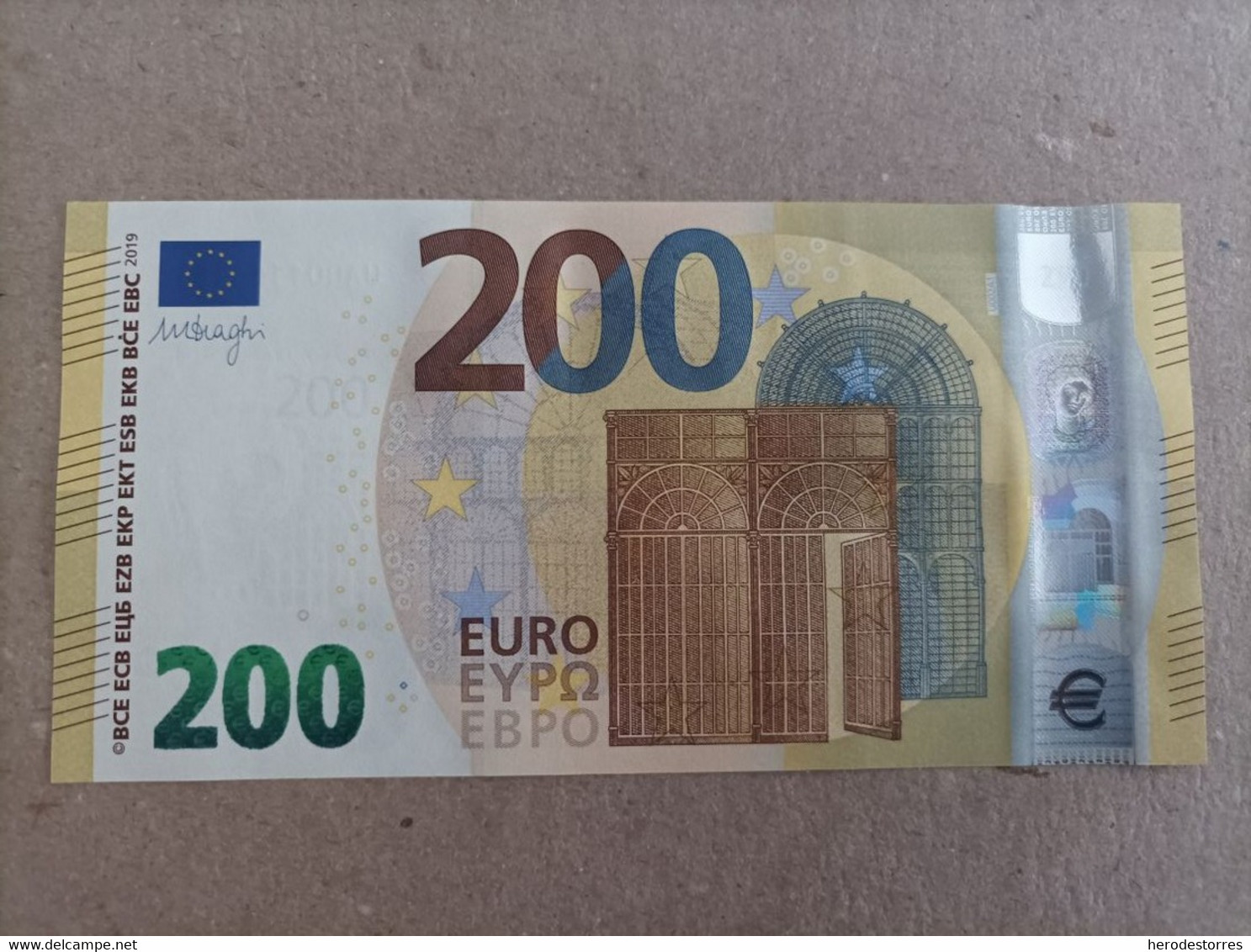 200 EURO FRANCIA(UA, U002A1, First Position, Sehr Selten, Low Nummer, DRAHGI, UNC - 200 Euro