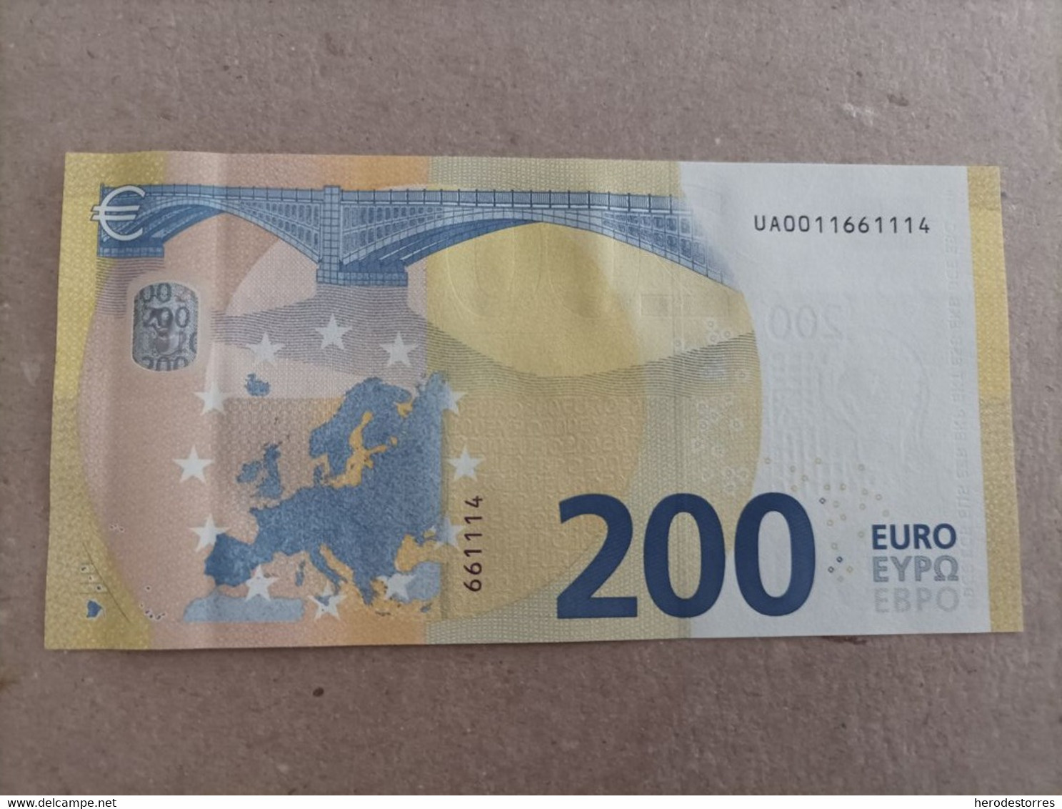 200 EURO FRANCIA(UA, U002A1, First Position, Sehr Selten, Low Nummer, DRAHGI, UNC - 200 Euro