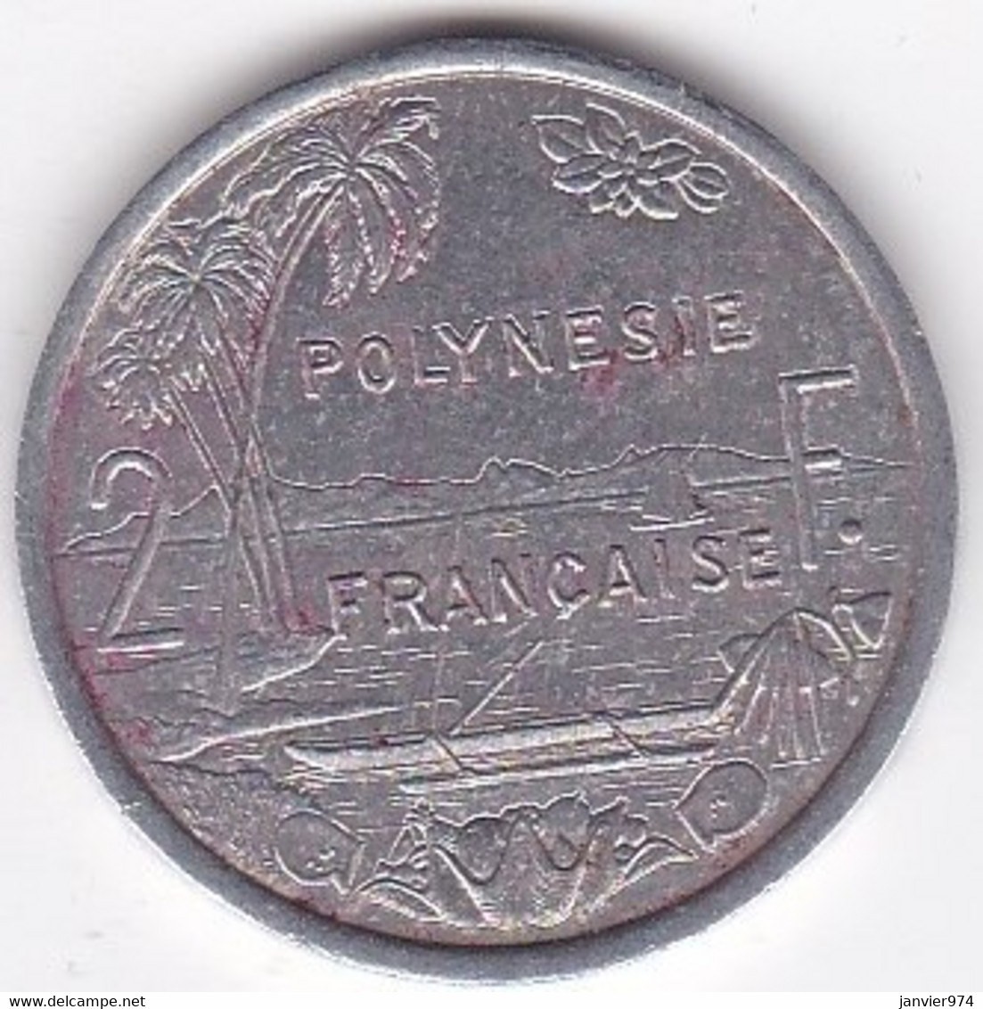 Polynésie Française . 2 Francs 2004 , En Aluminium - Frans-Polynesië