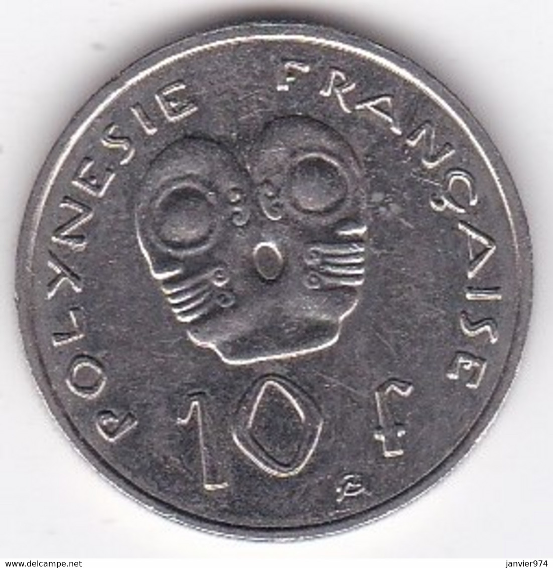 Polynésie Française. 10 Francs 2008 , En Nickel - Polynésie Française