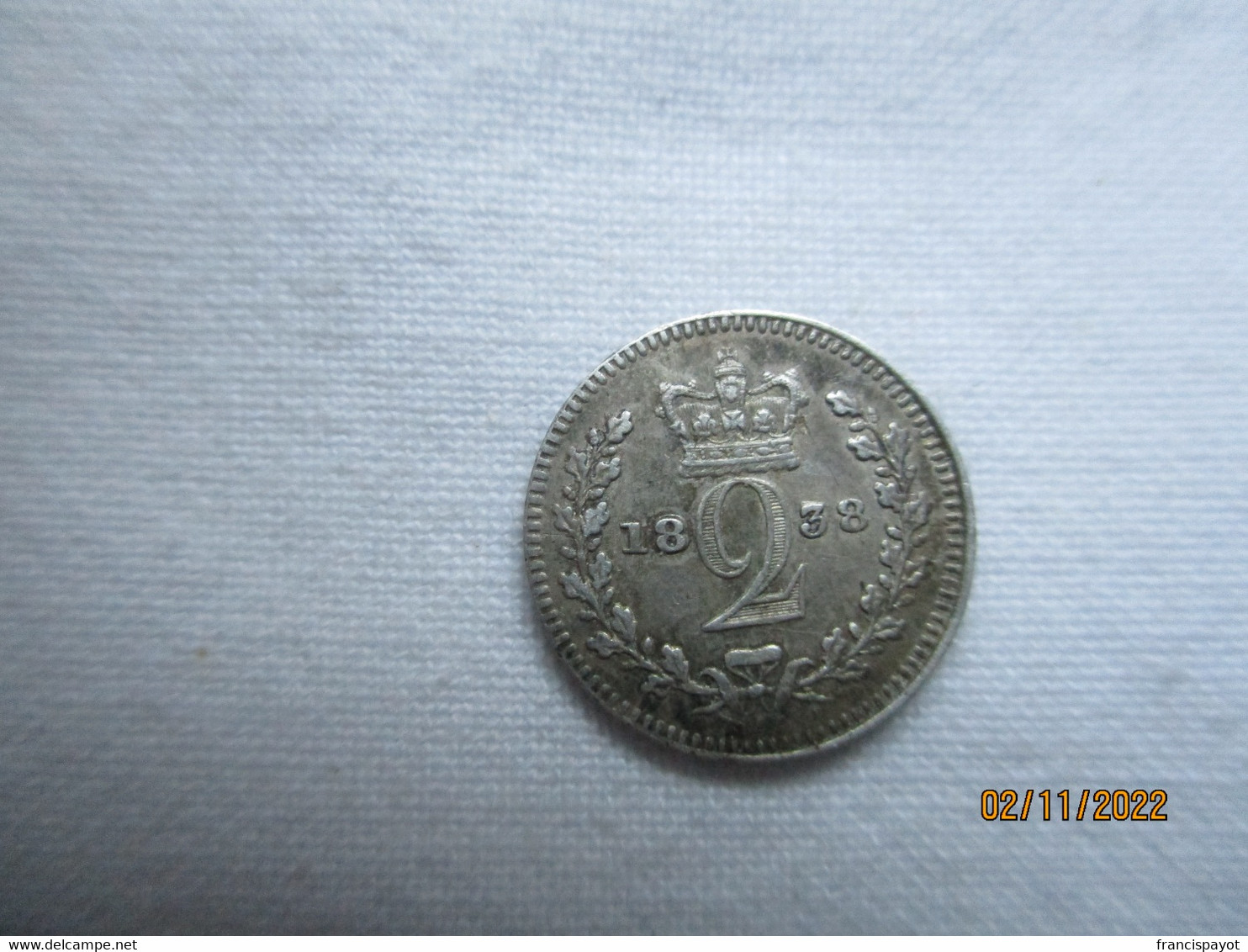 Great Britain: 2 Pence 1838 - E. 1 1/2 - 2 Pence
