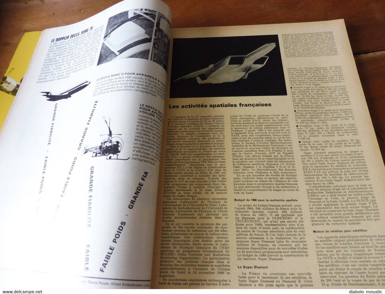 1967 INTERAVIA  - Les avions de combat du monde ; Pub (Corsair, Concorde, F1, Etc)