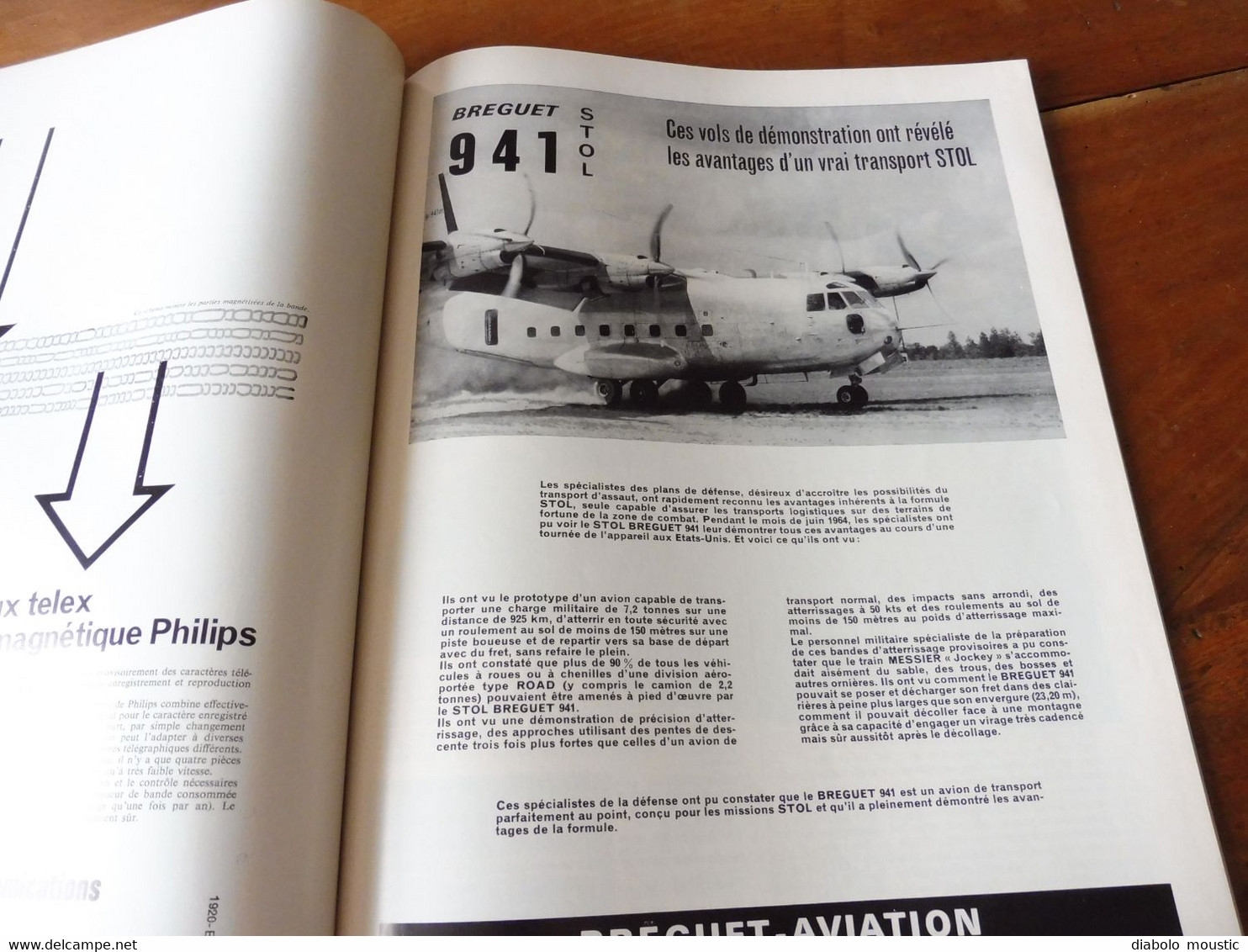 1967 INTERAVIA  - Les avions de combat du monde ; Pub (Corsair, Concorde, F1, Etc)