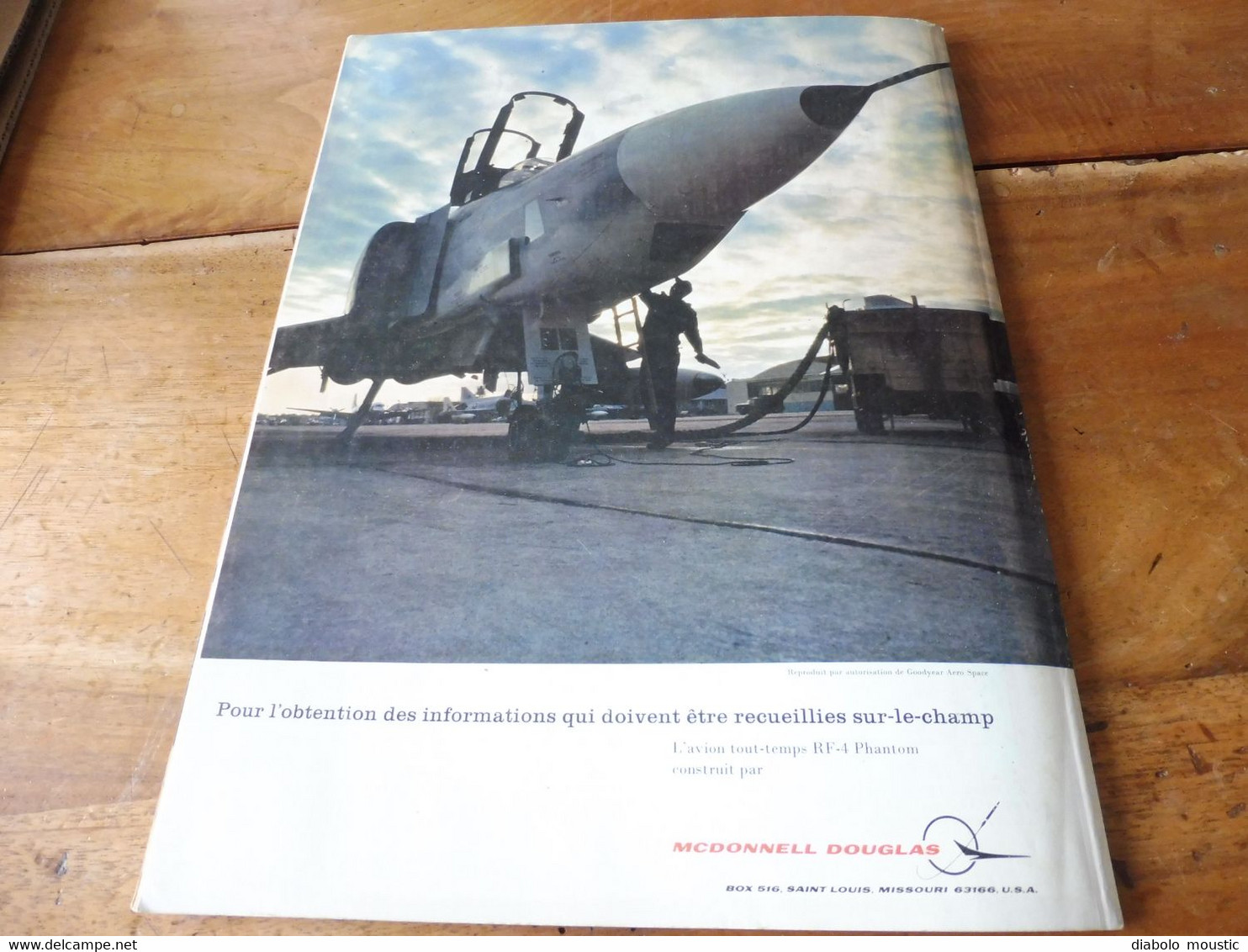 1967 INTERAVIA  - Les avions de combat du monde ; Pub (Corsair, Concorde, F1, Etc)