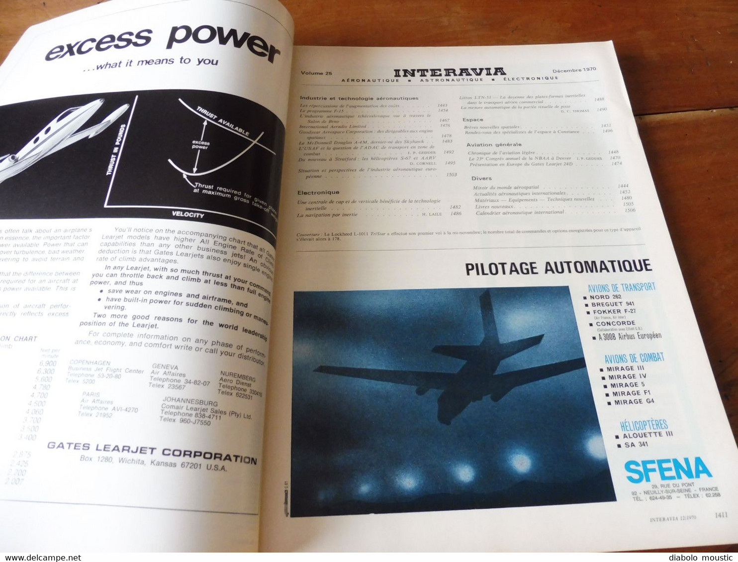 1970 INTERAVIA  - Industrie Aéronautique Tchécoslovaque Au Salon De Brno; Le Programme F-15; Pub  Airbus A 300 B; - Aviation