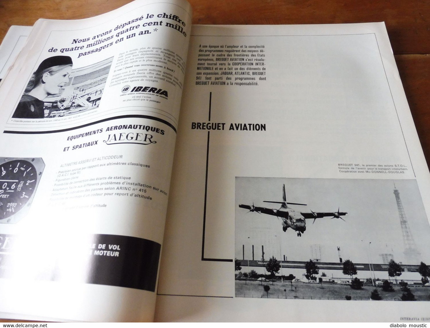 1970 INTERAVIA  - Industrie aéronautique tchécoslovaque au salon de Brno; Le programme F-15; Pub  Airbus A 300 B;