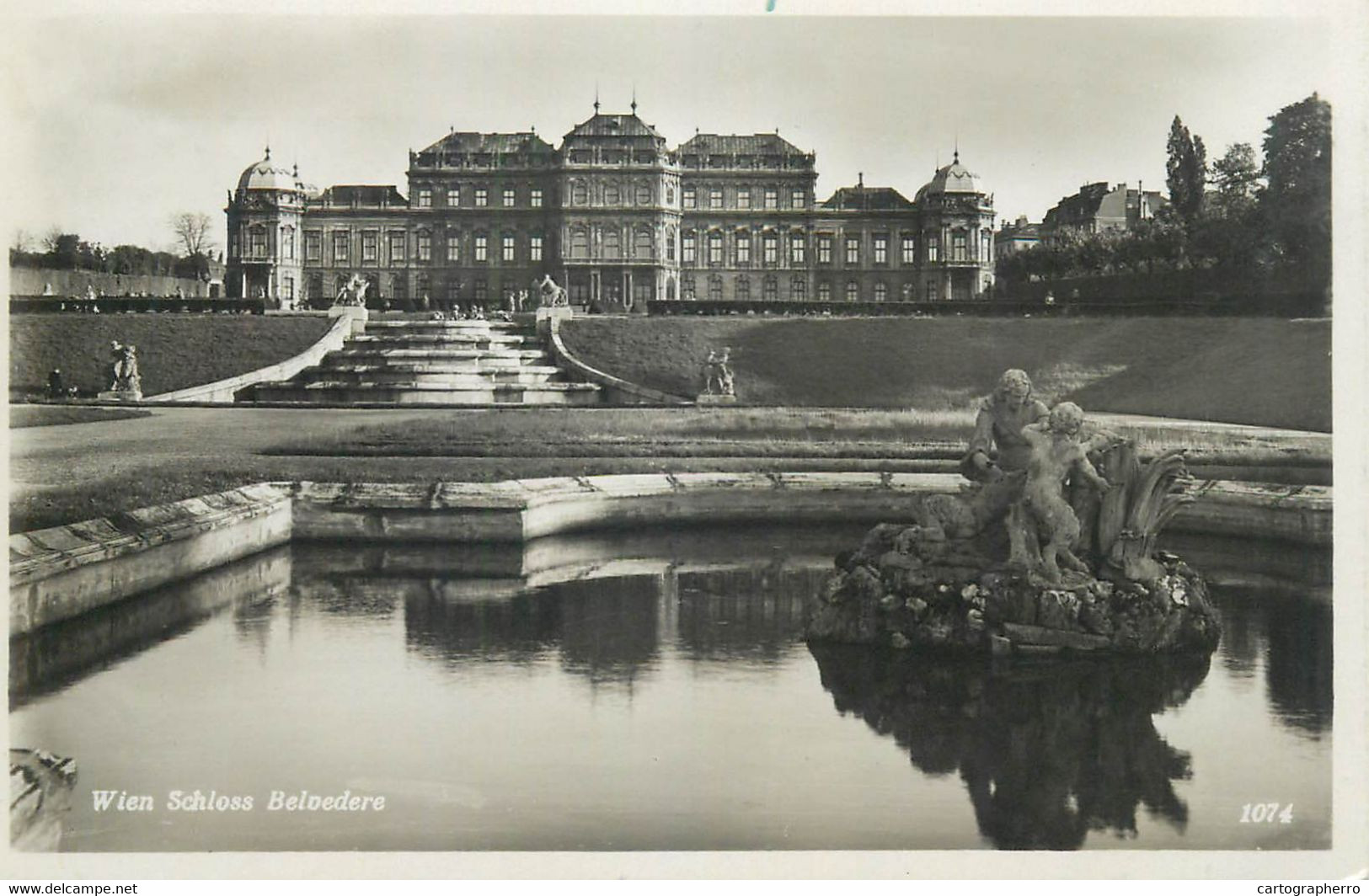 Post Card Austria Wien Schloss Belvedere - Belvedere