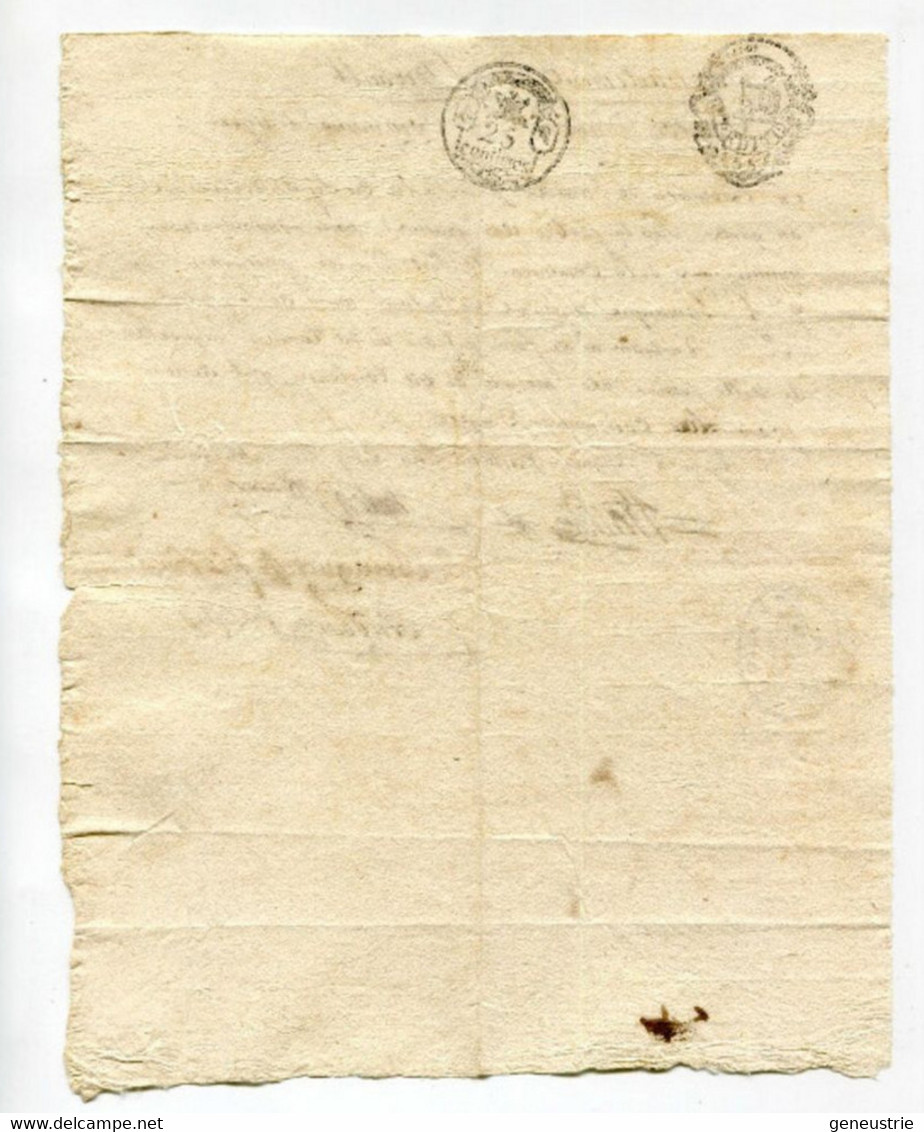 Lot De 2 Documents 1797 "Autorisation D'achat De Blé à Toulouse - 1er Ventose An 5" Cachet De La Ville D'Agde - ... - 1799