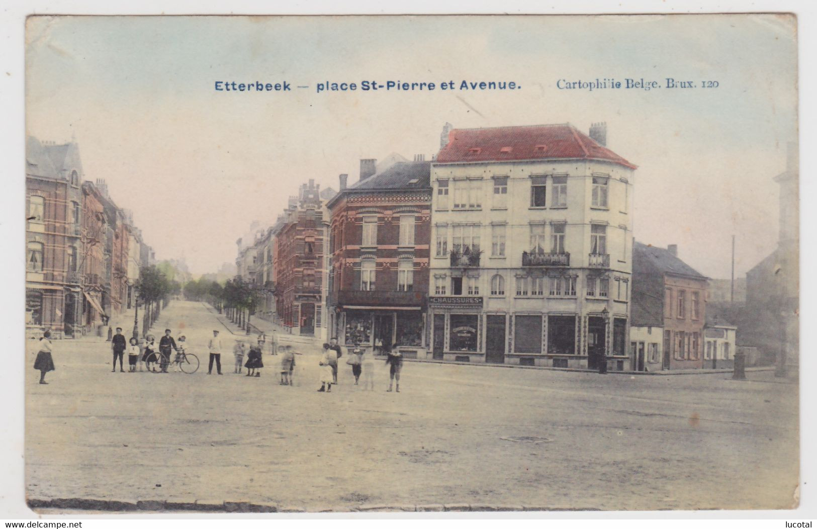 Bruxelles - Etterbeek - Place St Pierre Et Avenue - Edit. Cartophilie Belge - Colorisée - Etterbeek