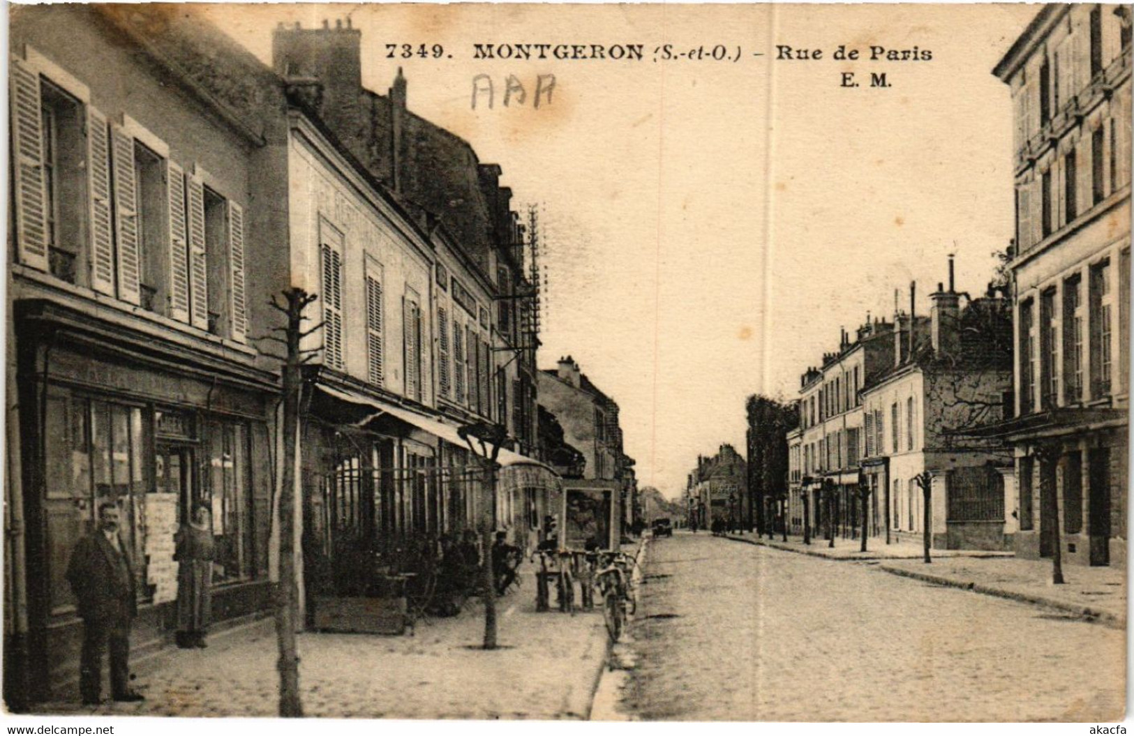 CPA MONTGERON - Rue De Paris (488851) - Montgeron