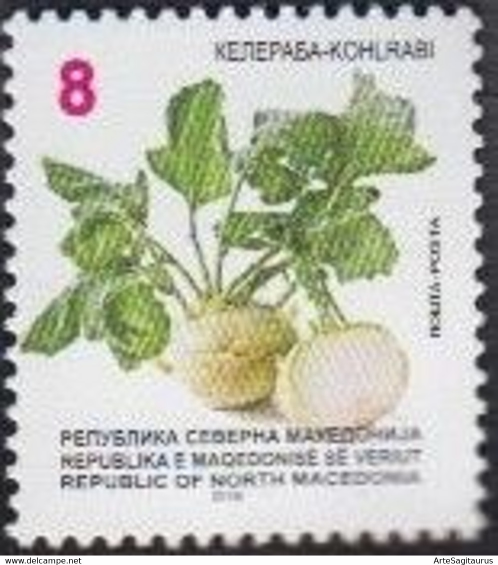 NORTH MACEDONIA, 2019, STAMPS, MICHEL 882/887 - VEGETABLES + - Legumbres