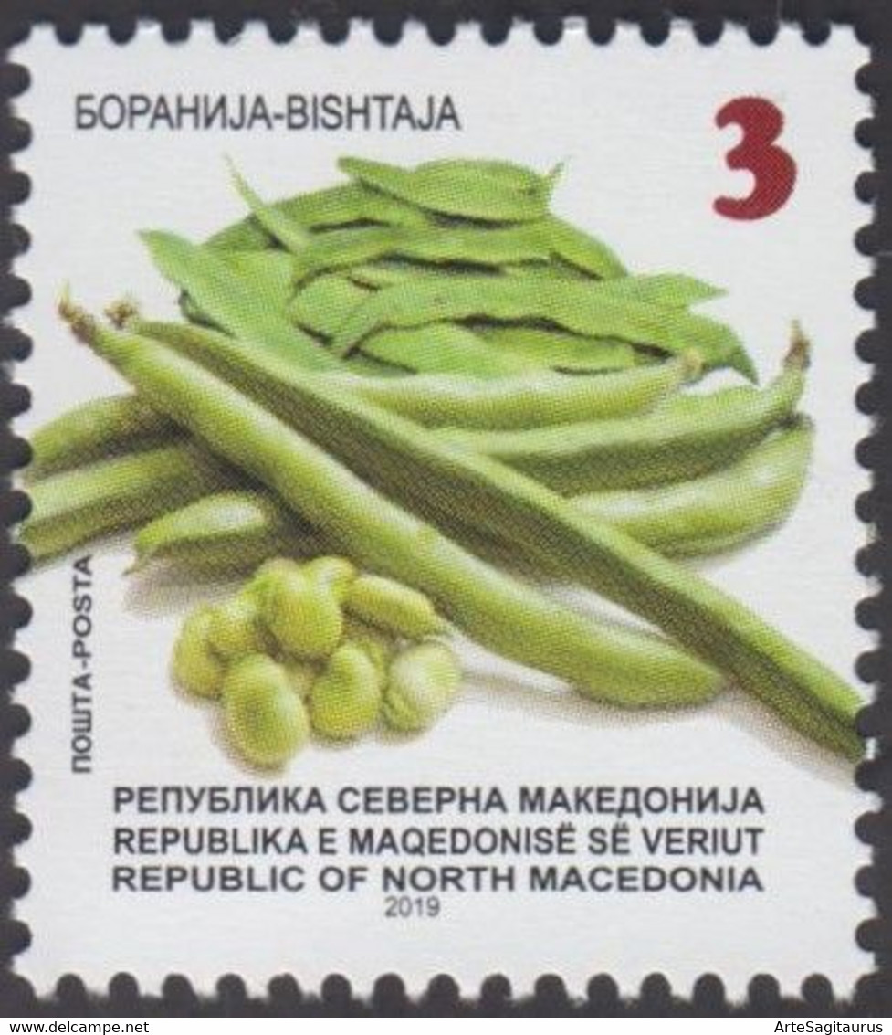 NORTH MACEDONIA, 2019, STAMPS, MICHEL 882/887 - VEGETABLES + - Légumes