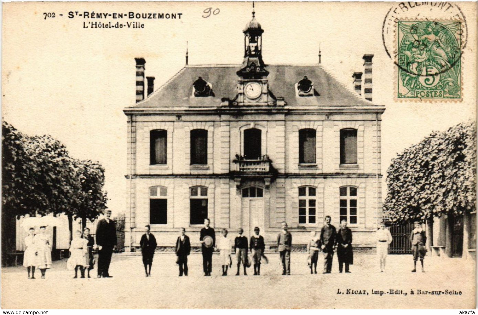 CPA St-RÉMY-en-BOUZEMONT L'Hotel De Ville (491575) - Saint Remy En Bouzemont