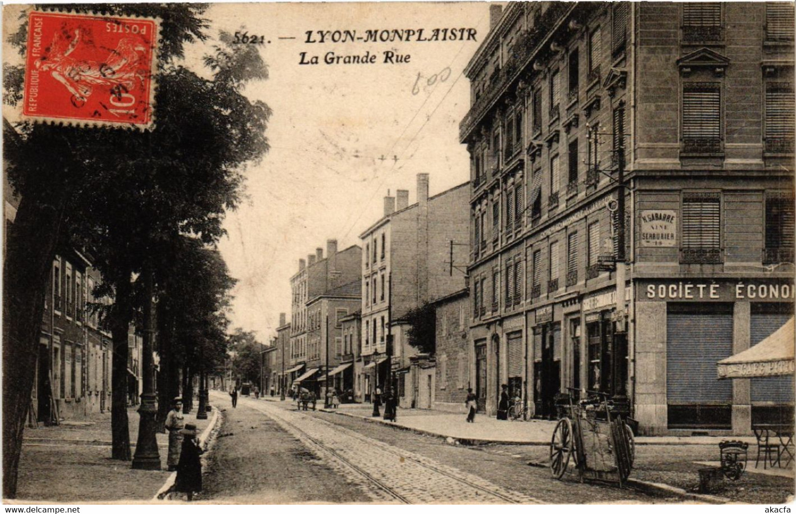 CPA LYON-MONPLAISIR - La Grande Rue (442619) - Lyon 8