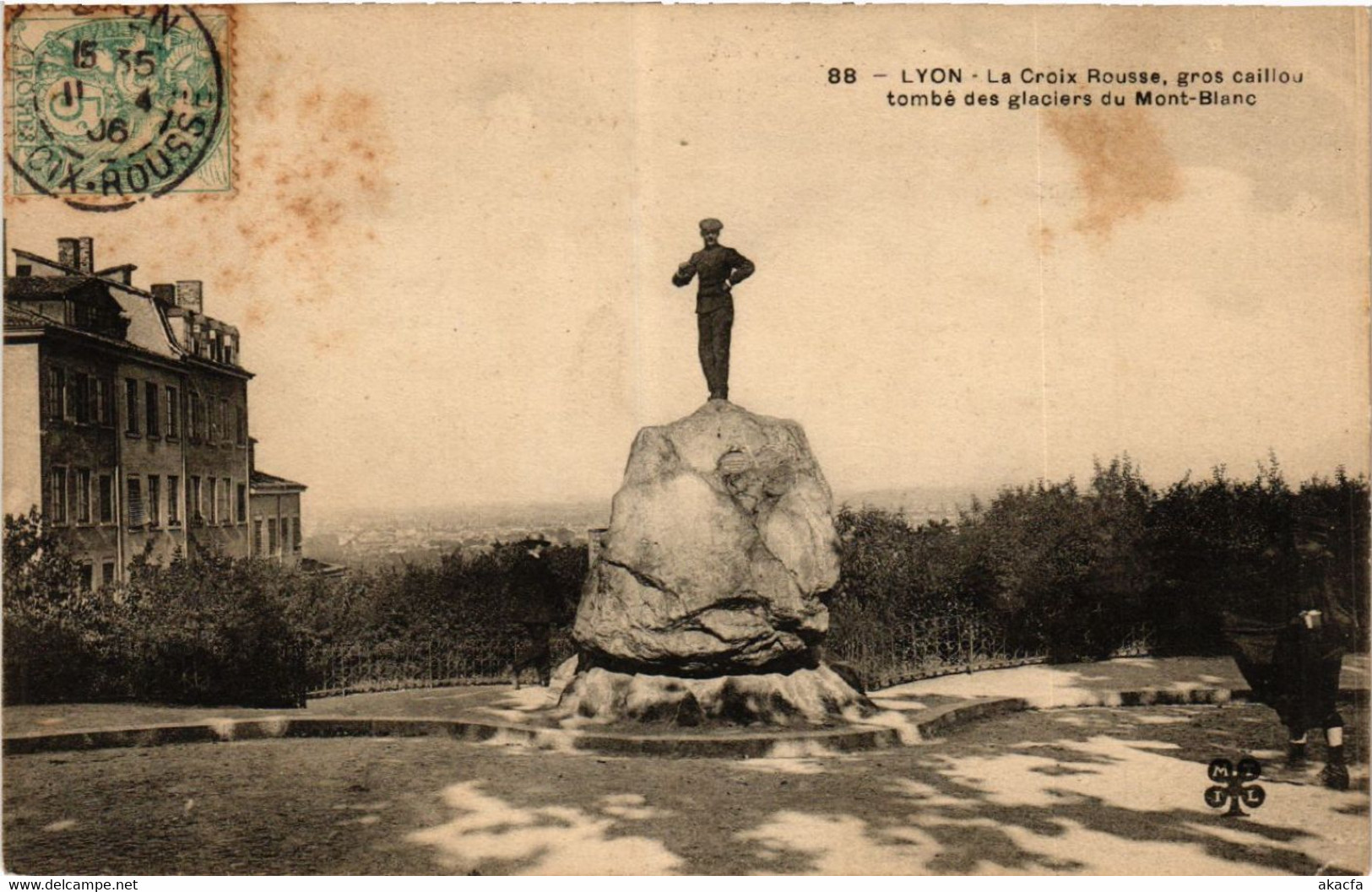 CPA LYON La Croix Rousse Gros Caillou Tombe Des Glaciers Du MontBlanc (442916) - Lyon 4