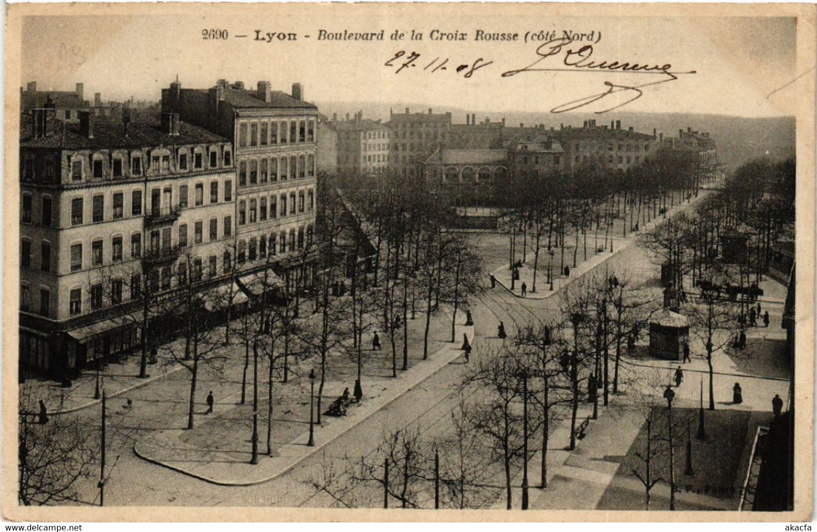 CPA LYON Boulevard De La Croix Rousse. (442927) - Lyon 4