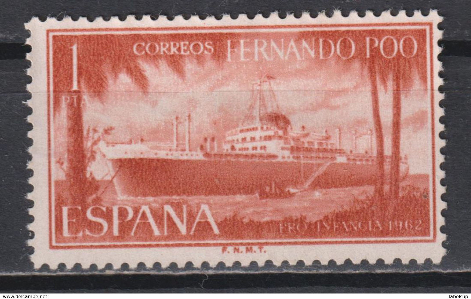 Timbre Neuf De Fernando Poo, Espagne De 1962 N° 201 NSG - Fernando Po