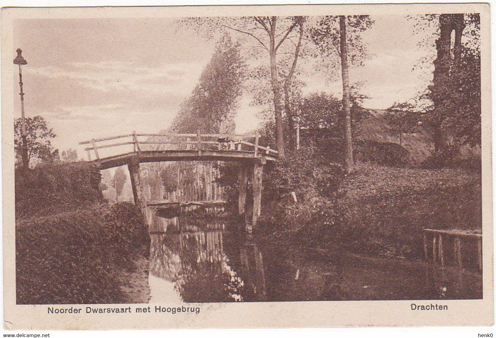 Drachten Noorder Dwarsvaart Met Hoogebrug M4309 - Drachten