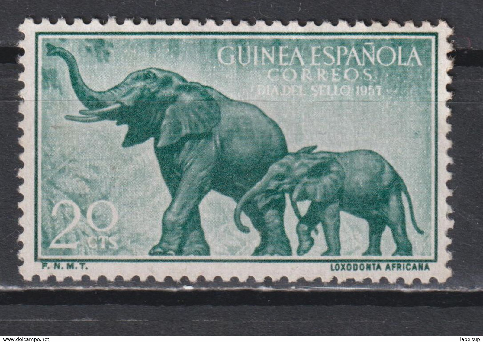 Timbre Neuf De Guinée Espagnole De 1957 N° 386 NSG - Guinea Española