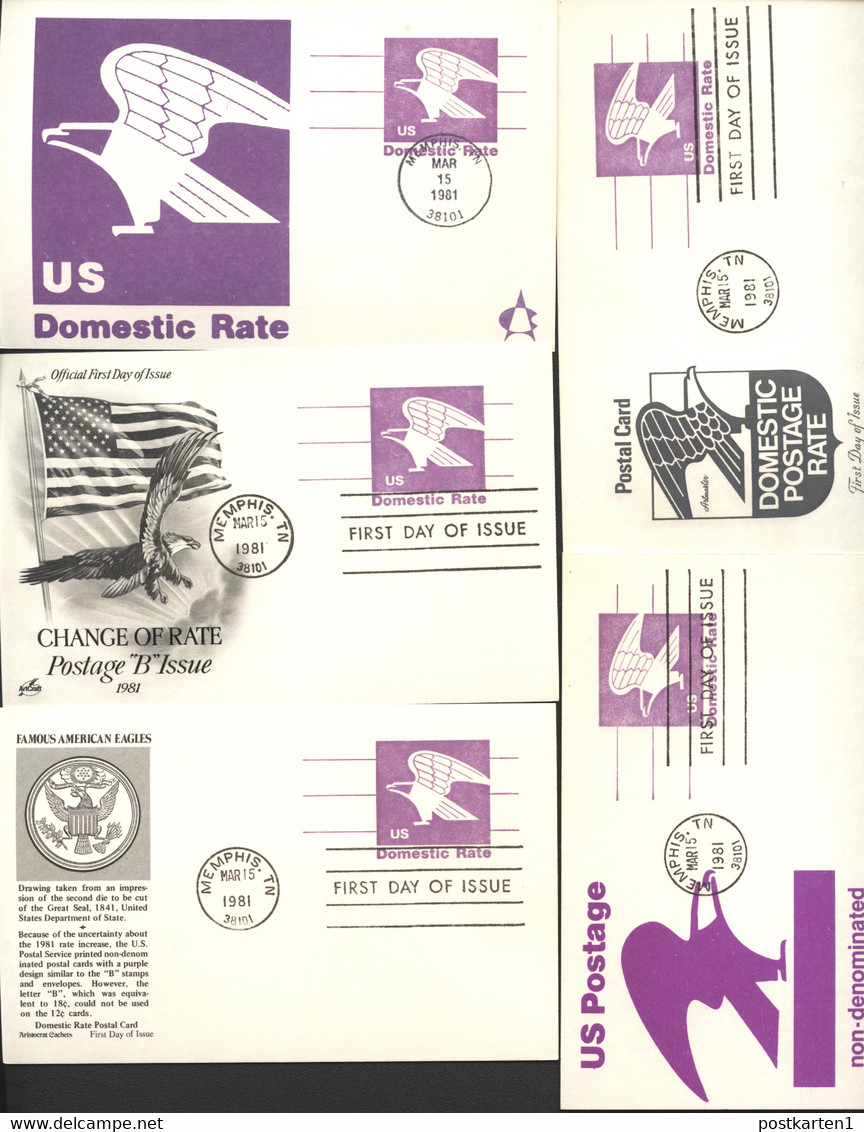 UX88 10 Postal Cards FDC 1981 - 1981-00