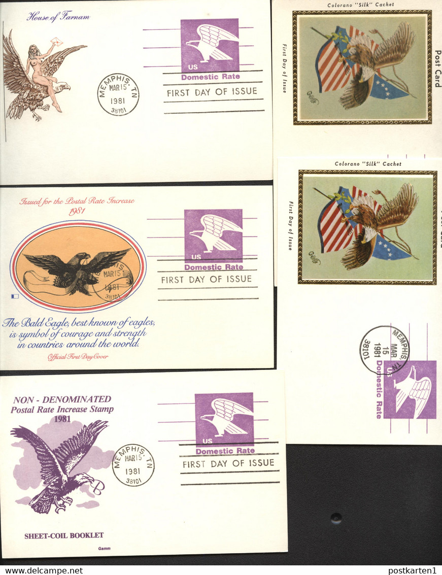 UX88 10 Postal Cards FDC 1981 - 1981-00