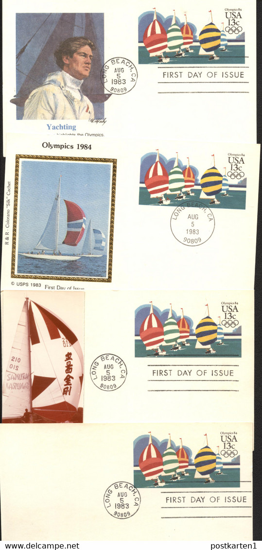 UX100 8 Postal Cards FDC 1983 - 1981-00