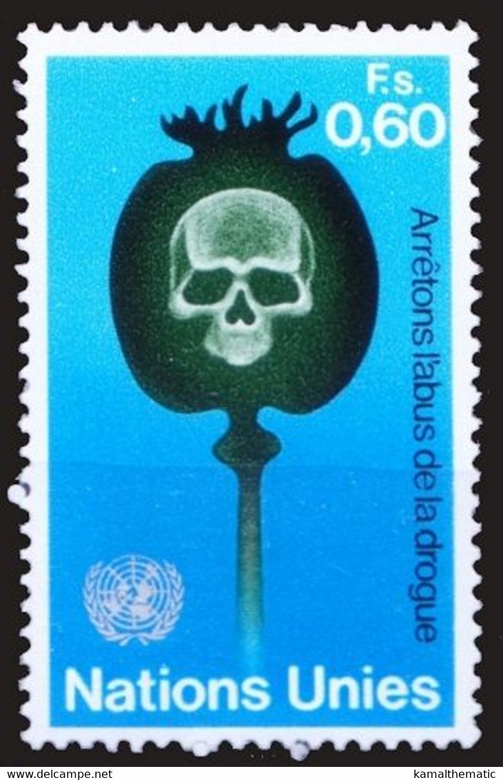 United Nations 1973 MNH, Anti-drugs Campaign, Medicine, Health - Drogen