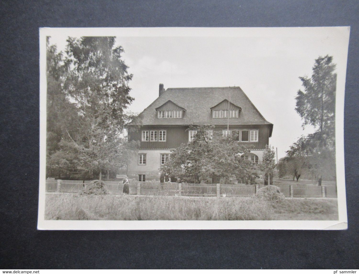 DDR 1956 Geithain (Bezirk Leipzig) Jugendherberge Echtfoto AK Foto Müller, Böhlitz - Ehrenberg - Hotel's & Restaurants