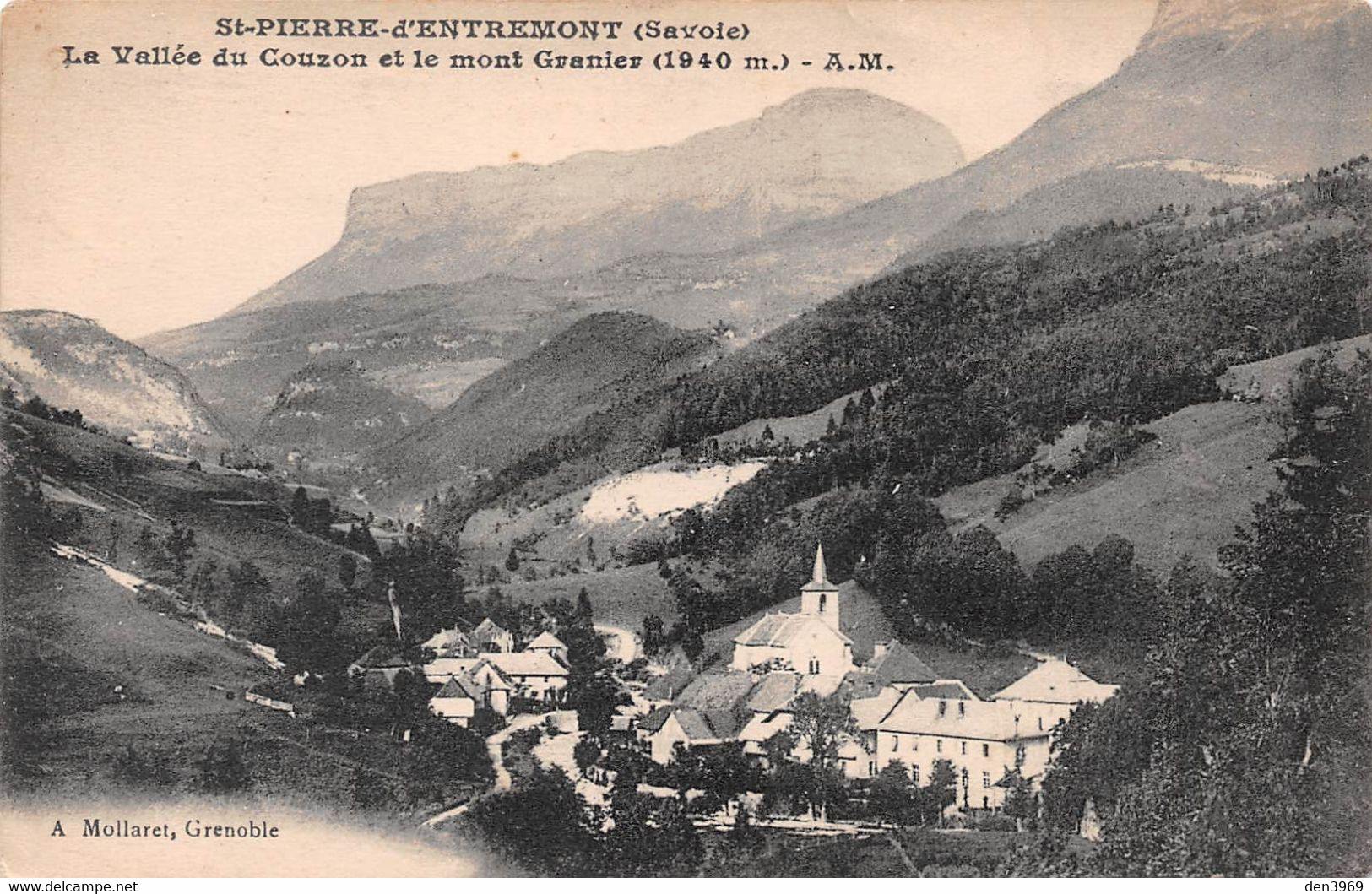 SAINT-PIERRE-d'ENTREMONT (Isère) - La Vallée Du Couzon Et Le Mont Granier - Saint-Pierre-d'Entremont