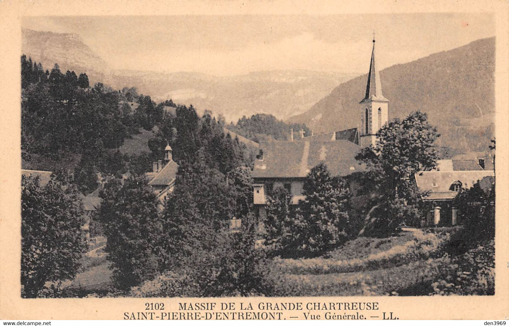 SAINT-PIERRE-d'ENTREMONT (Isère) - Vue Générale - Massif De La Grande Chartreuse - Saint-Pierre-d'Entremont