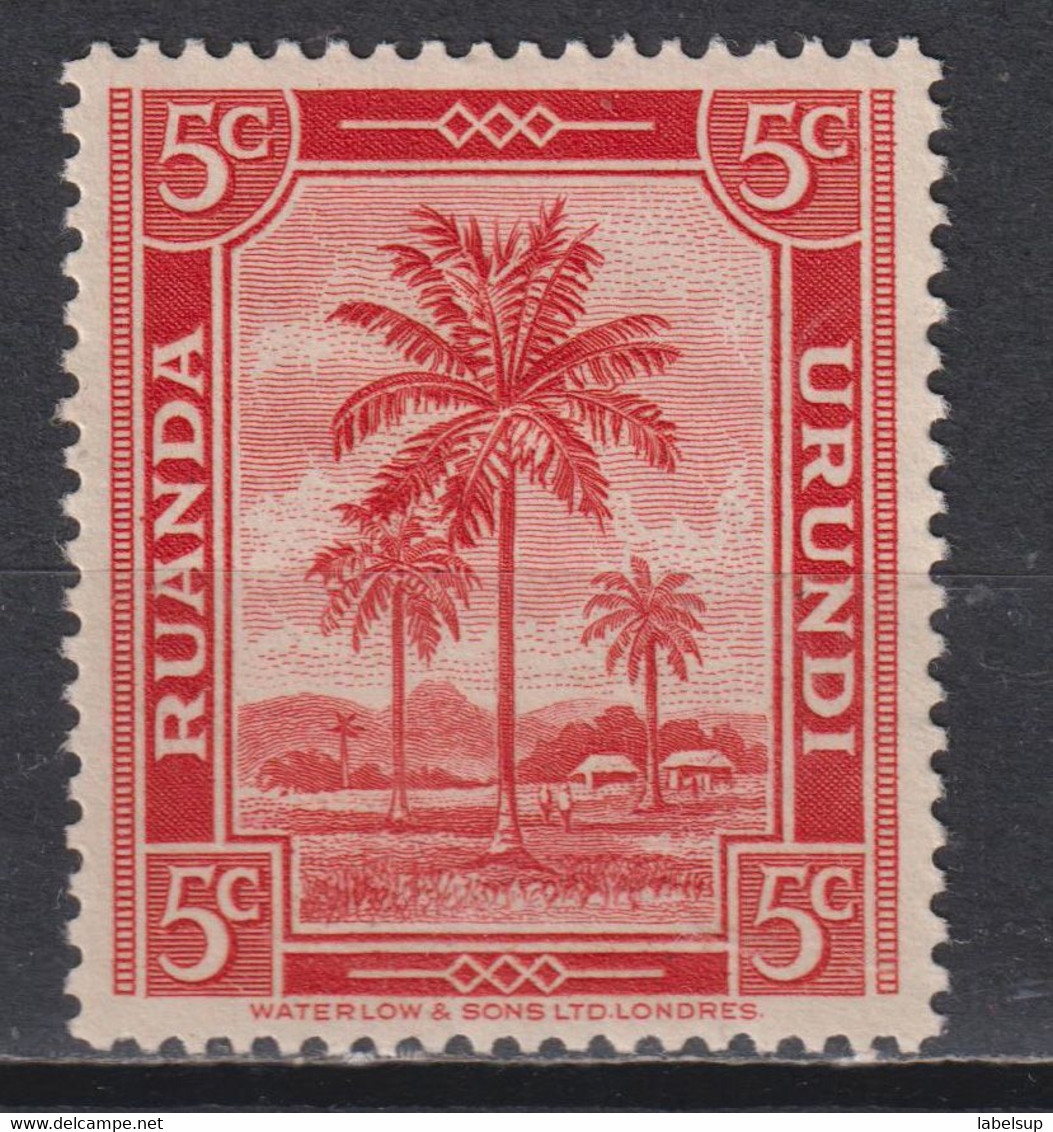 Timbre De Ruanda Urundi De 1942 N° 126 - Ungebraucht