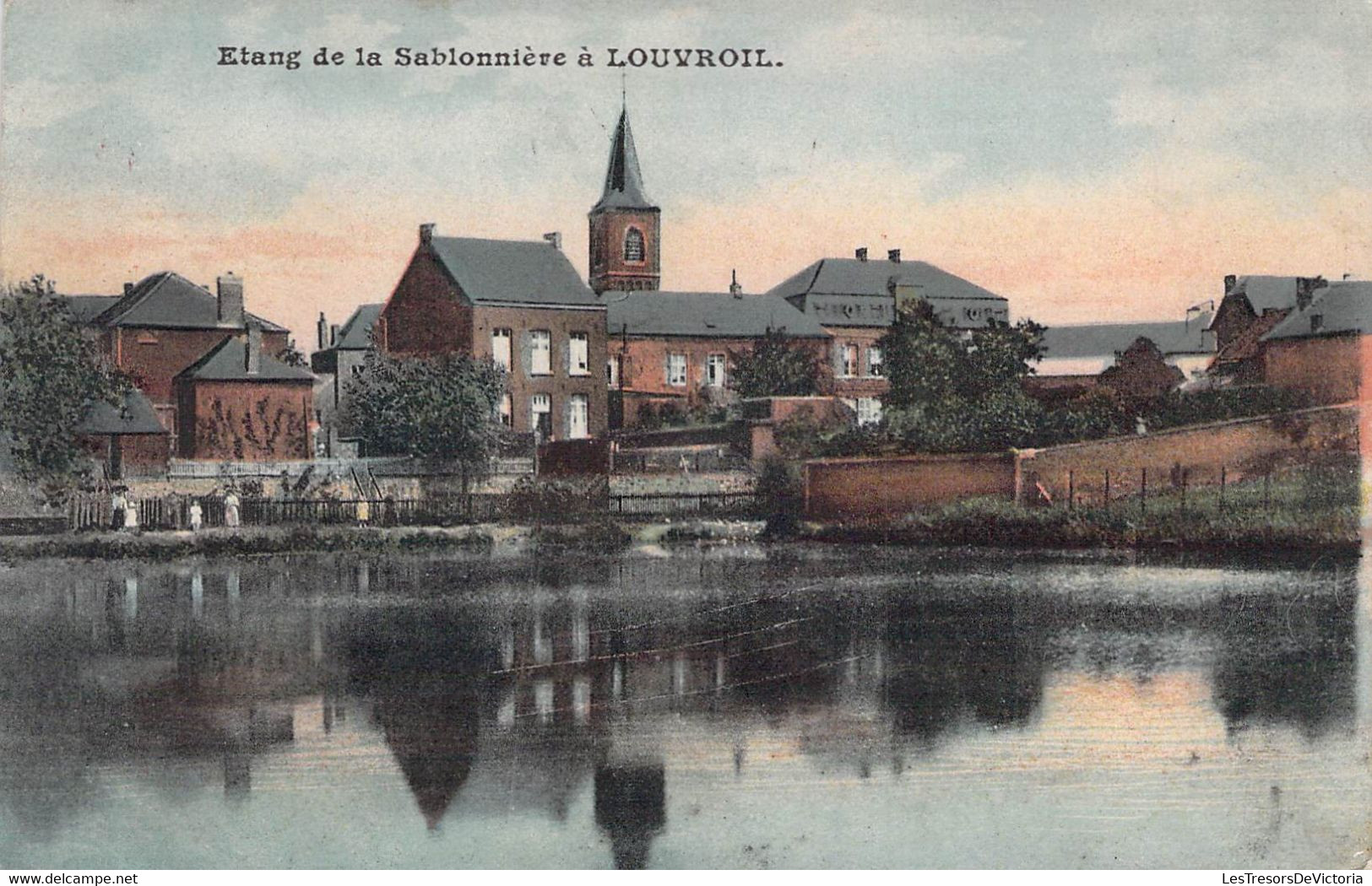 CPA - 59 - LOUVROIL - Etang De La Sablonnière De Louvroil - Colorisée - Louvroil