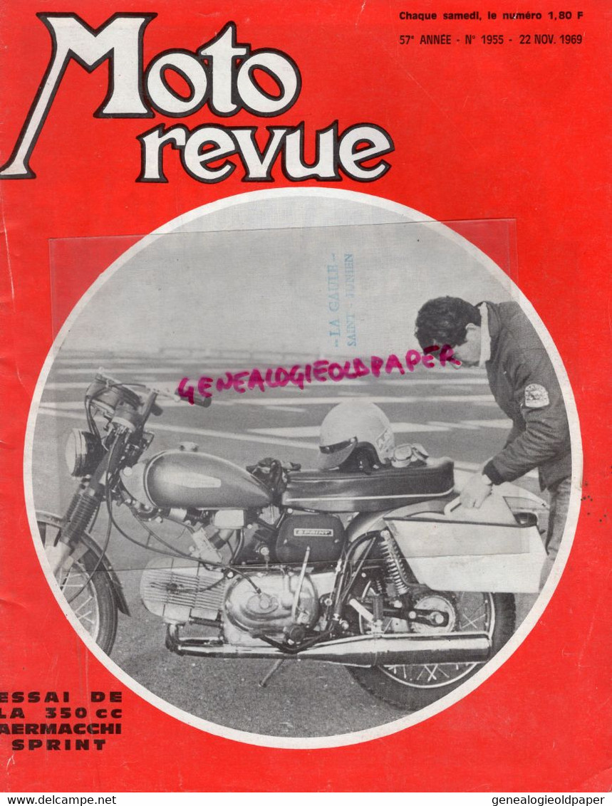 MOTO REVUE-1969-N° 1955-350 AERMACCHI SPRINT-1000 CC LAVERDA-MILAN-SAINT CUCUFA CROSS-TRIUMPH-YAMAHA-HUSQVARNA TOKYO - Motorrad