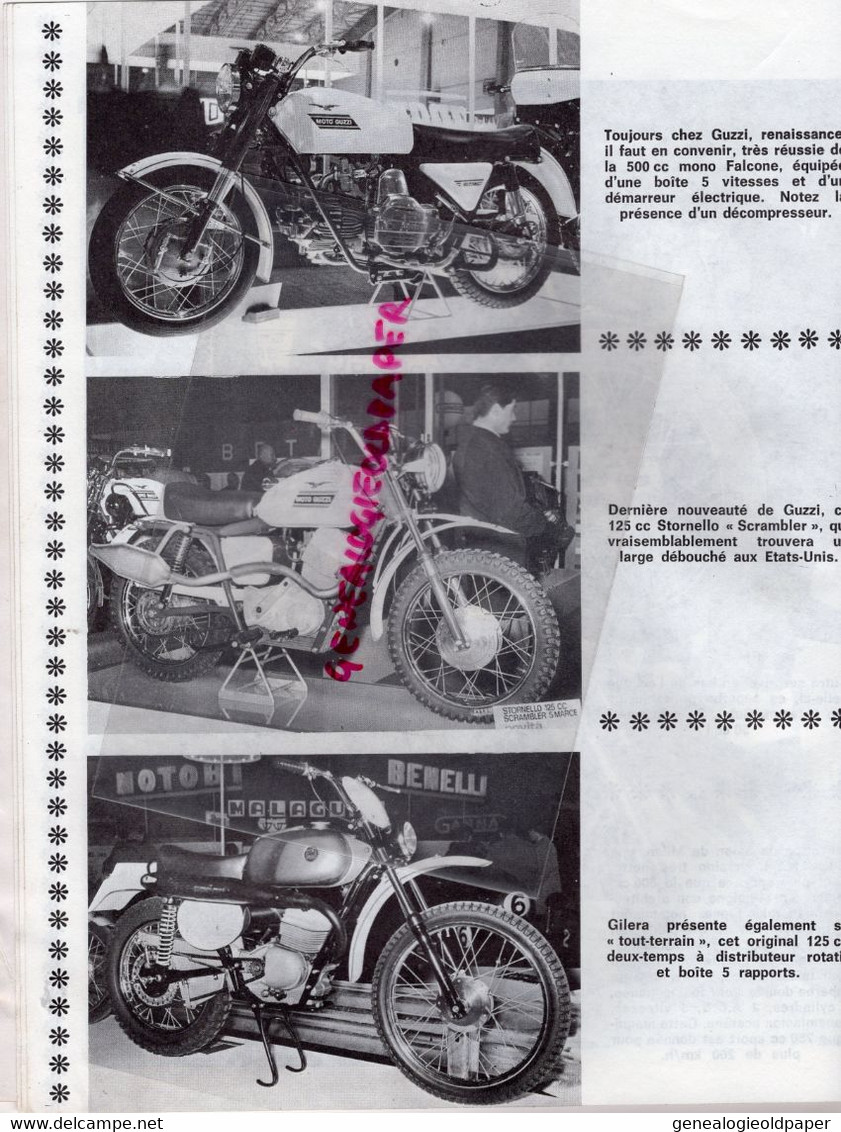 MOTO REVUE-1969-N° 1956-LINTO-MILAN-CROSS-GUZZI-750 HONDA LINAS MONTLHERY-HERVE LANSAC-TRIUMPH 70-MZ-CZ STRAKONICE-RAYER