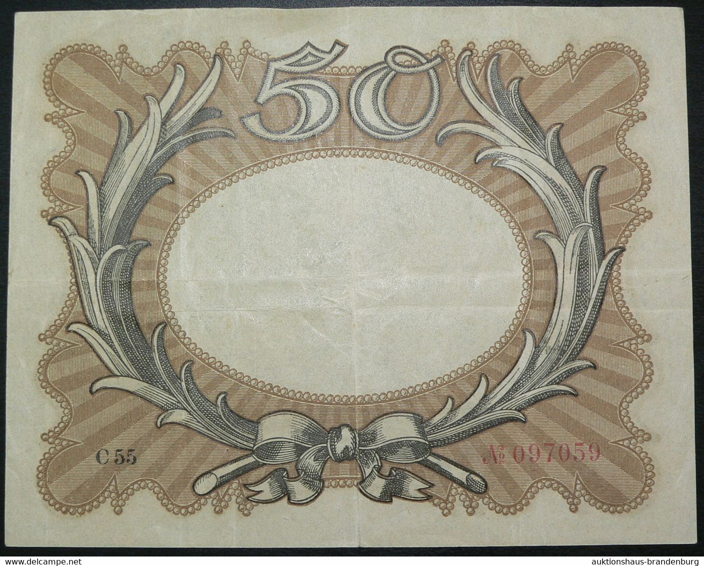 50 Mark 30.11.1918 - Serie C55 - Eierschein - Reichsbank (DEU-70a) - 50 Mark