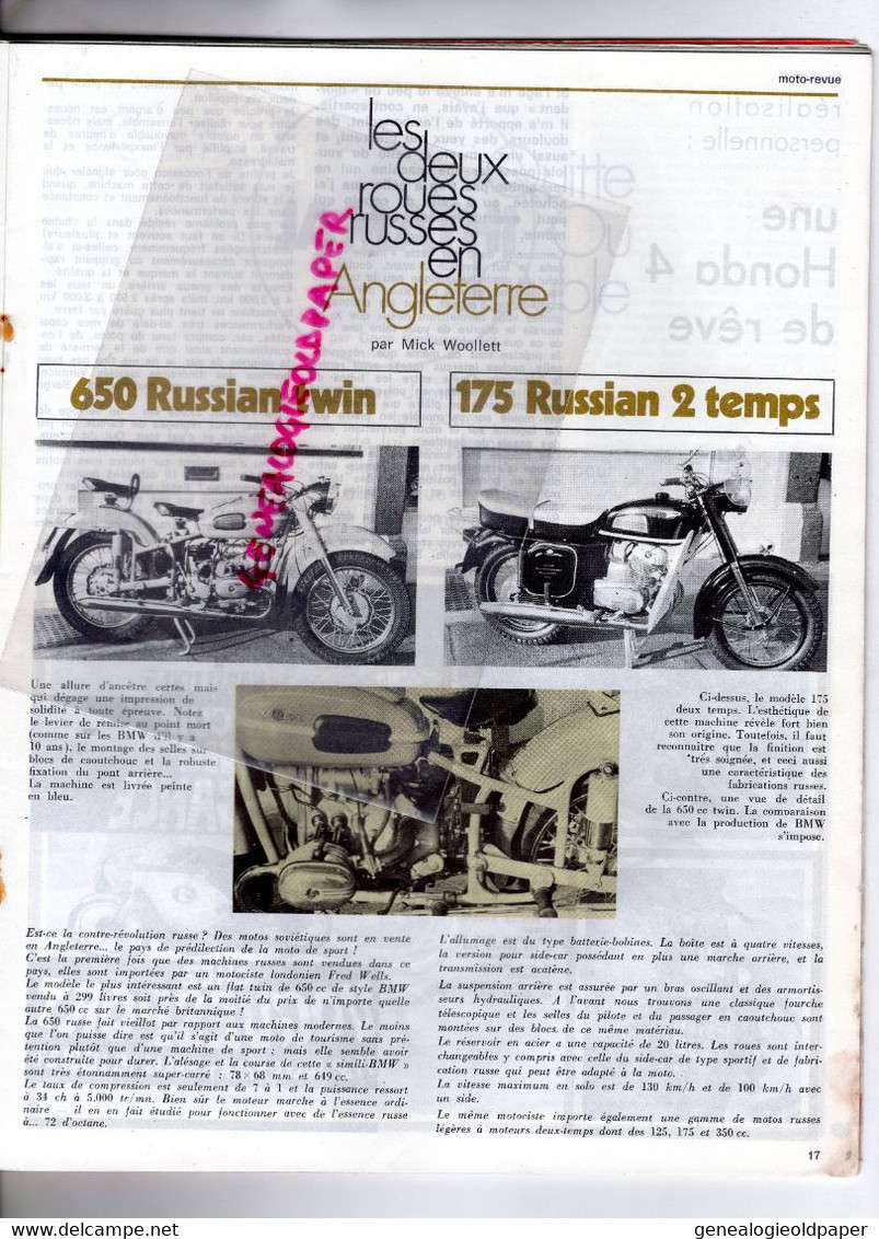 MOTO REVUE- 1971-N° 2020-DAYTONA-DCK MANN-AGO ET BERTA A MODENE-JAMATHI-DUCATI-AALT TOERSEN-CROSS MONTGUEUX-CARRUTHERS