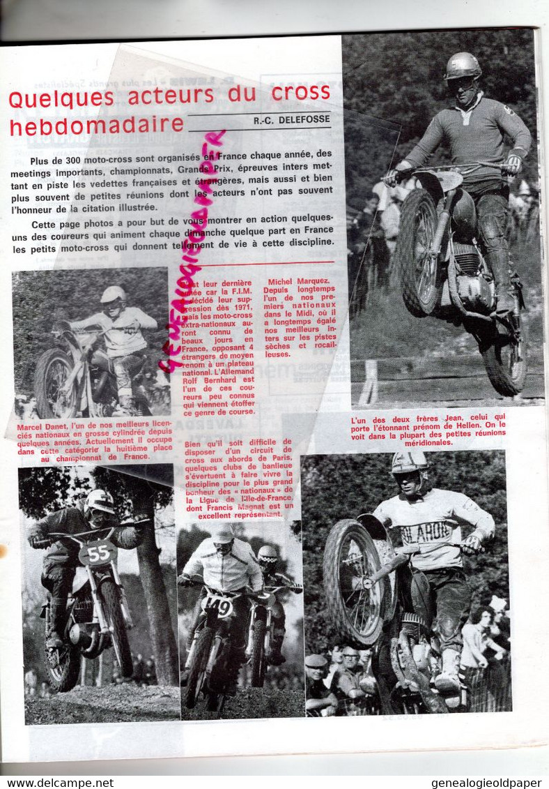 MOTO REVUE- 1970-N° 1987-YAMAHA 100-HOLLADE-REIMS-ANGLETERRE -TRIAL- ASSEN- BOL D' OR-CROSS-AUREAL -BETEMPS-GUILI DUHEM