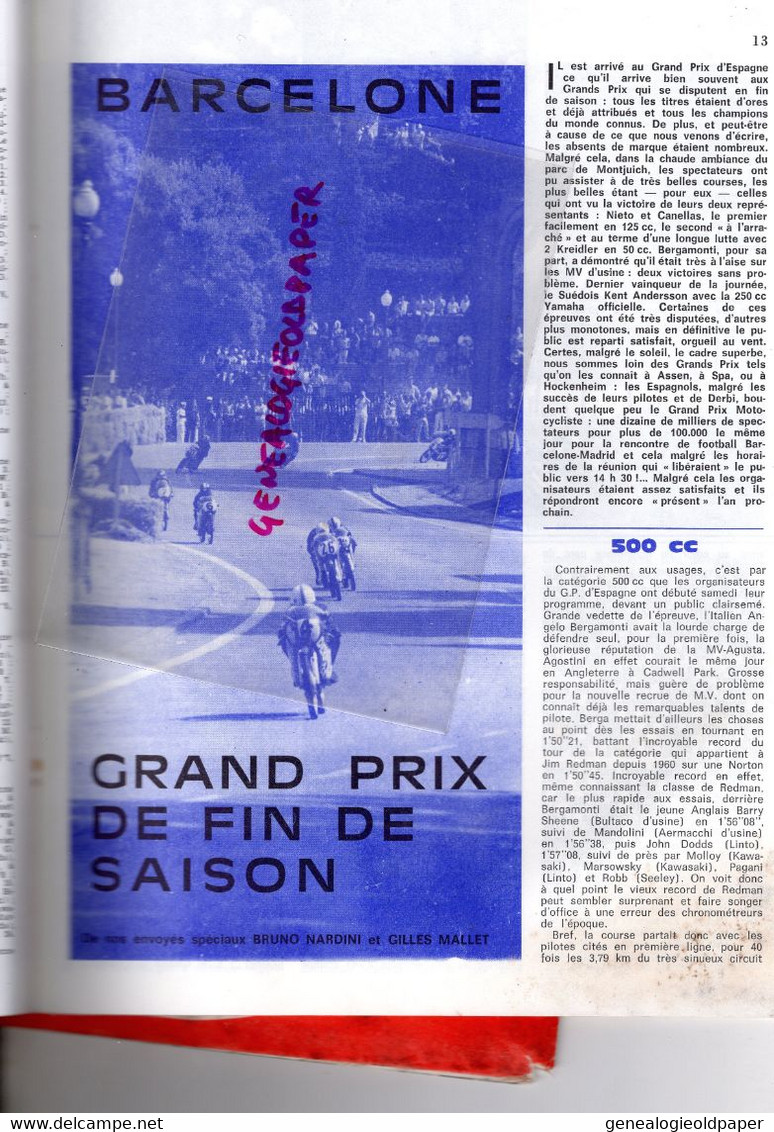 MOTO REVUE- 1970- N° 1997-PARIS-COLOGNE-CROSS RIXENSART-MALLORY PARK-JAWA-MONTLHERY-BARCELONE-KNUTSTORP-COOPER - Moto