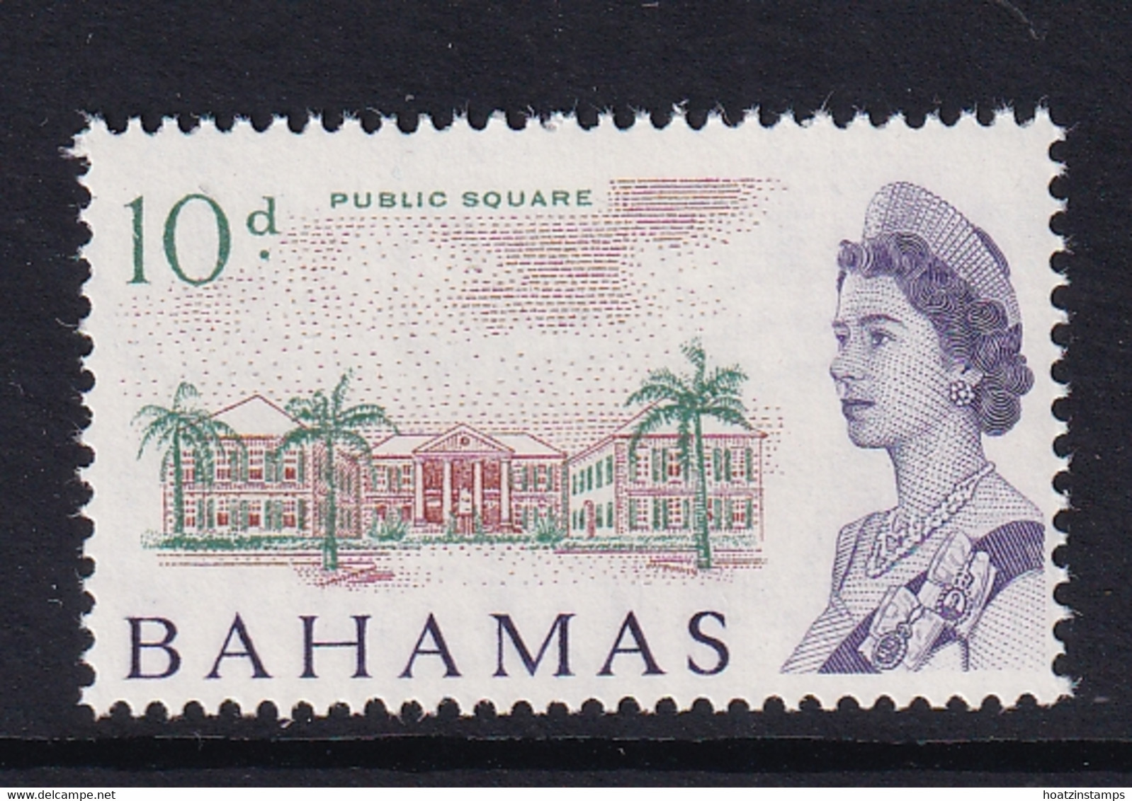 Bahamas: 1965   QE II - Pictorial    SG255   10d    MNH - 1963-1973 Ministerial Government